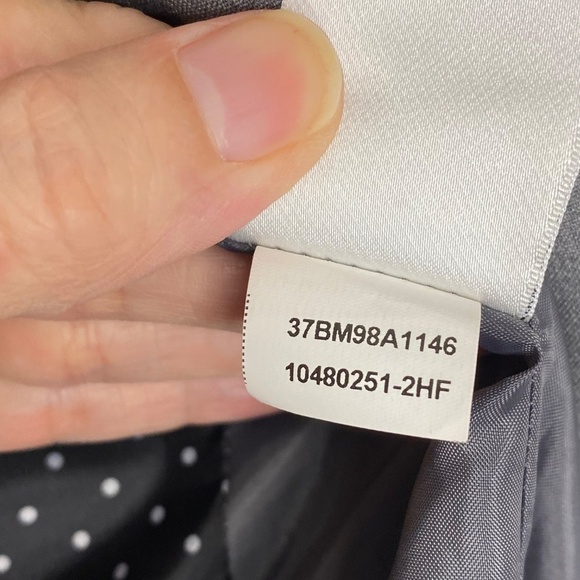 NINE WEST Suit Separates 2 Button Dark Academia Blazer Office Siren Preppy 10 - Picture 13 of 13